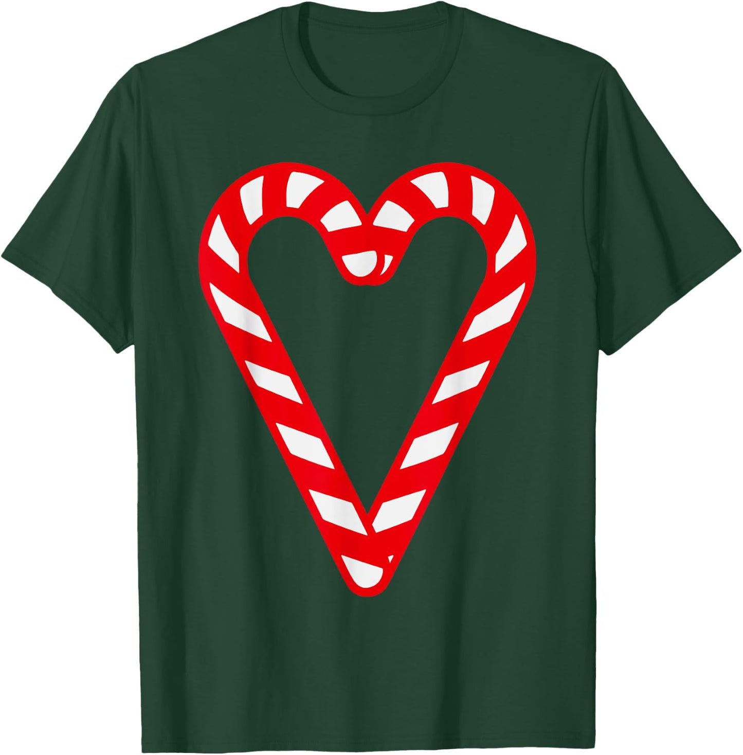Candy Cane Merry and Bright Red and White Candy Costume T-Shirt - T-Shirt | Forest