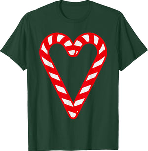 Candy Cane Merry and Bright Red and White Candy Costume T-Shirt - T-Shirt | Forest
