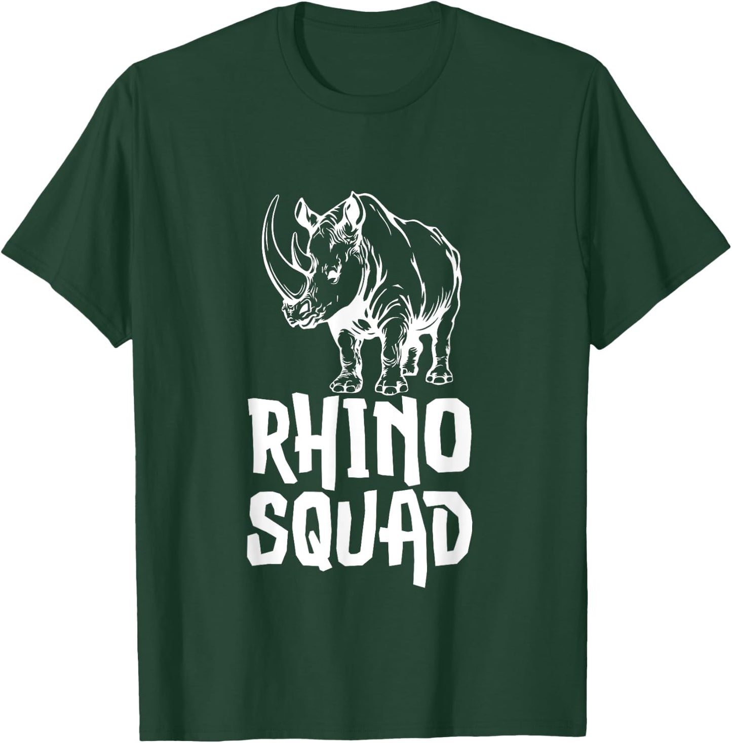 Team Rhino Squad Gifts Funny Rhinoceros Animal Lover T-Shirt - T-Shirt | Forest