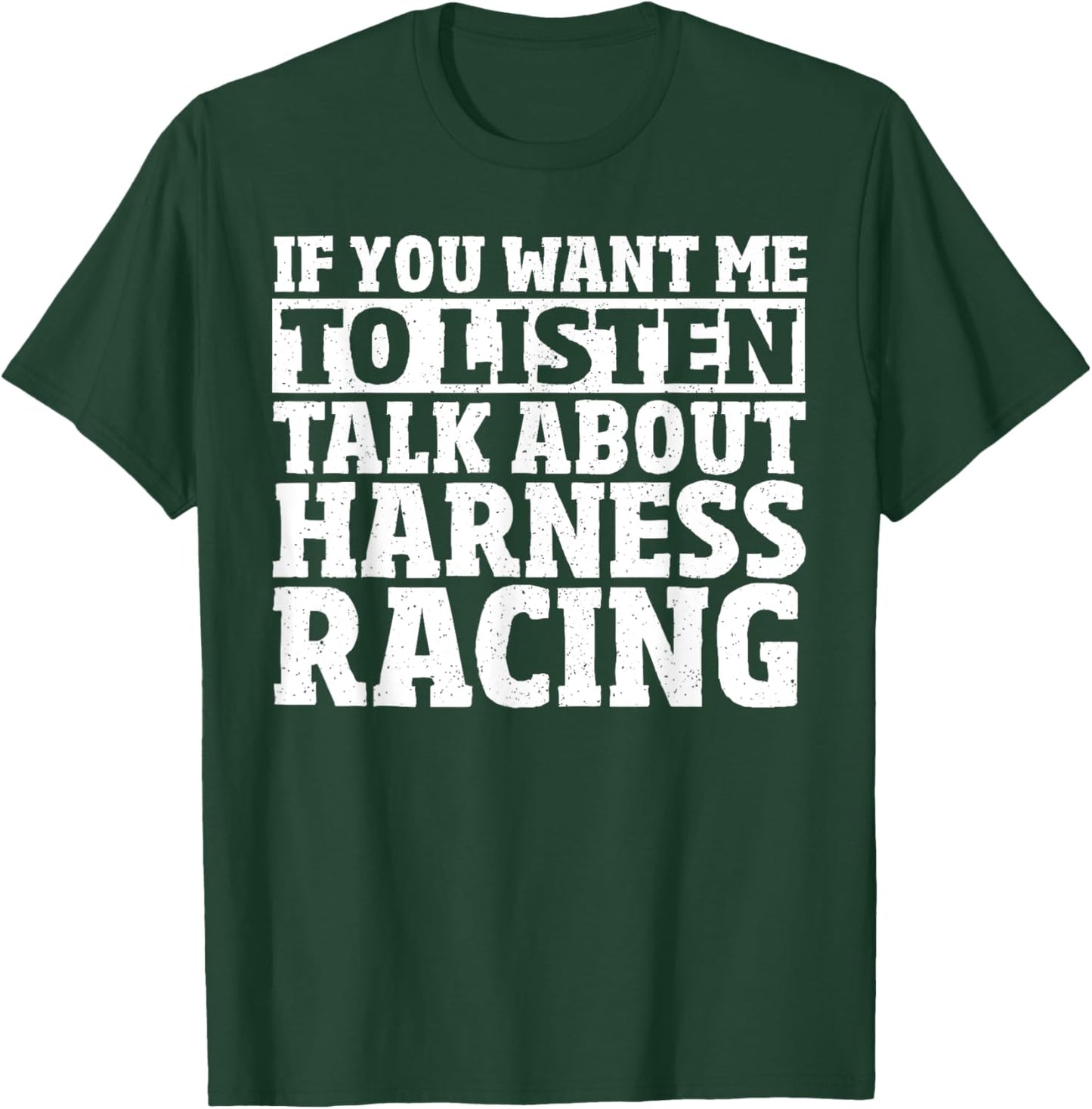 Horse Racing Bracket Racing Jockey Rider Harness Racing T-Shirt - T-Shirt | Forest