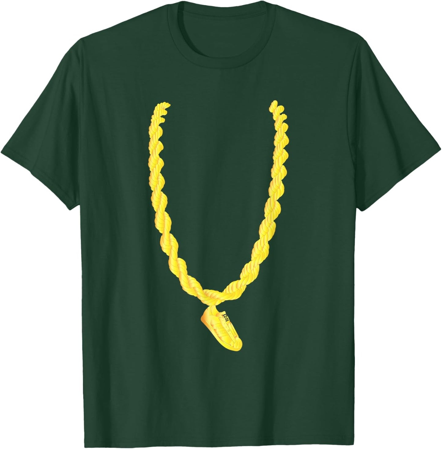 RUN DMC Gold Chain T-Shirt - T-Shirt | Forest