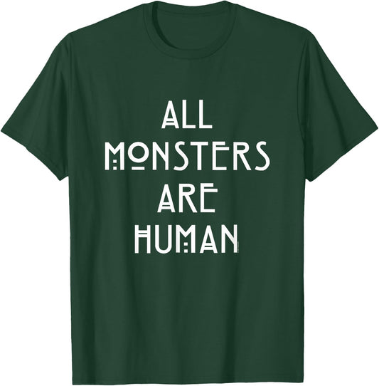 American Horror Story Asylum Monster Are People , black T-Shirt - T-Shirt | Forest