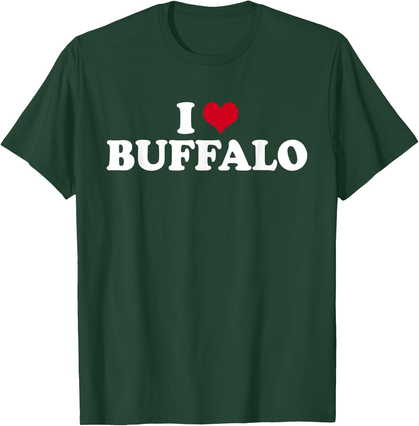 I Love Buffalo New York T-Shirt - T-Shirt | Forest
