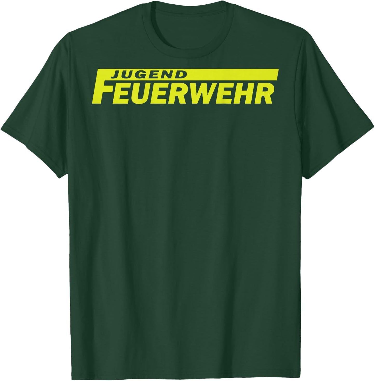 Jugendfeuerwehr Schriftzug groß Rücken - Feuerwehr T-Shirt - T-Shirt | Forest