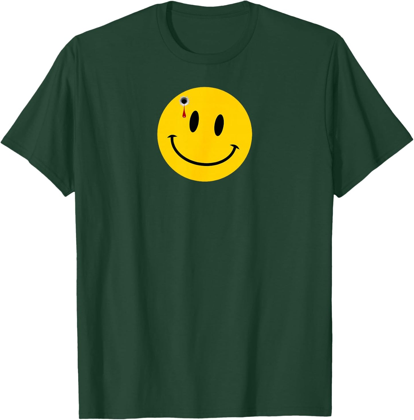 Bullet Hole Comedian’s Badge T-Shirt - T-Shirt | Forest