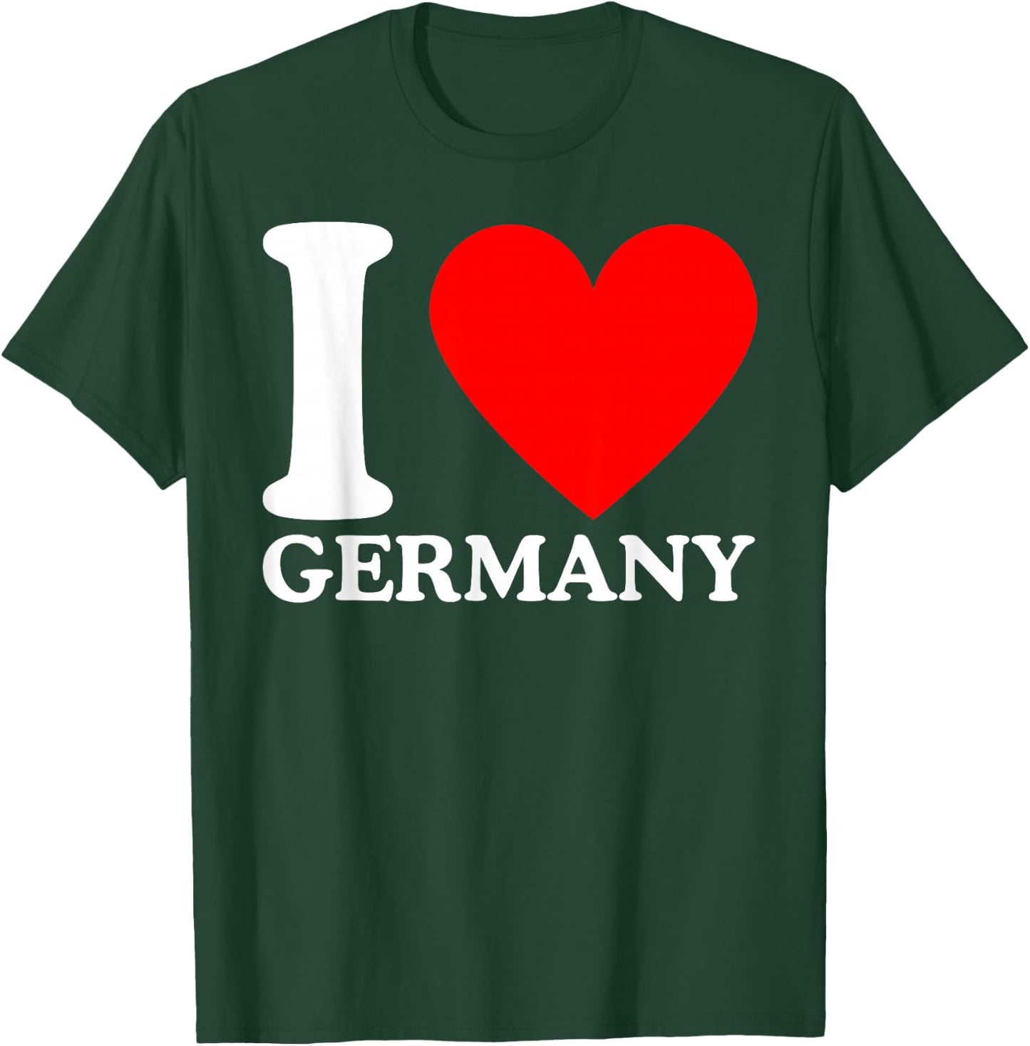 I Love Germany - Ich liebe Deutschland T-Shirt - T-Shirt | Forest