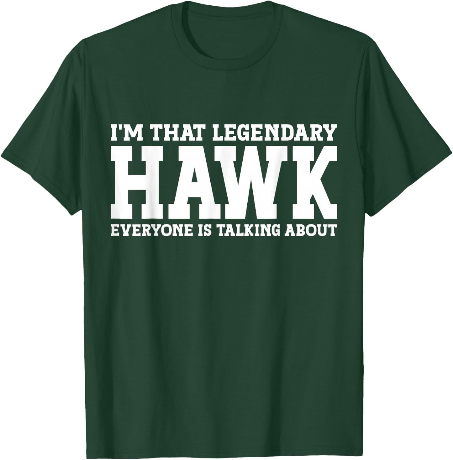 Hawk Surname Funny Team Family Last Name Hawk T-Shirt - T-Shirt | Forest
