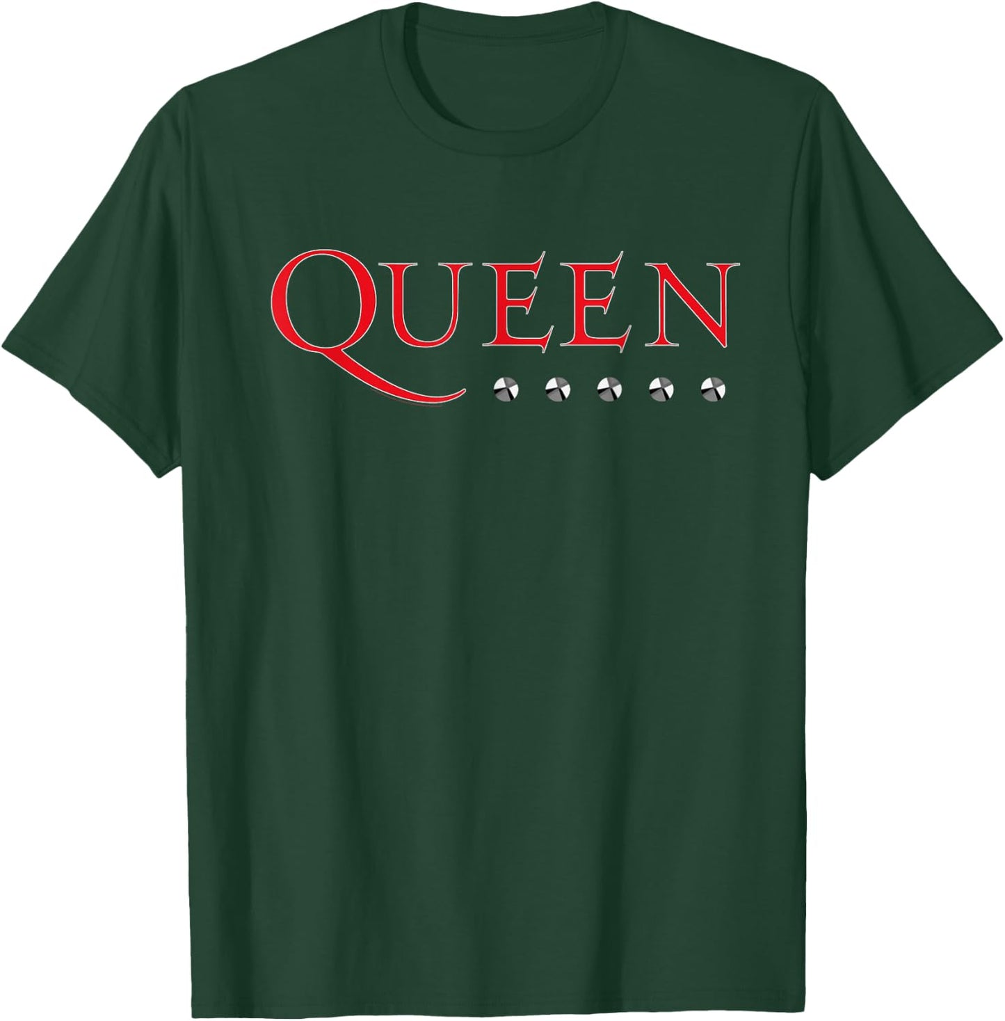 Queen Official Logo Stud T-Shirt - T-Shirt | Forest