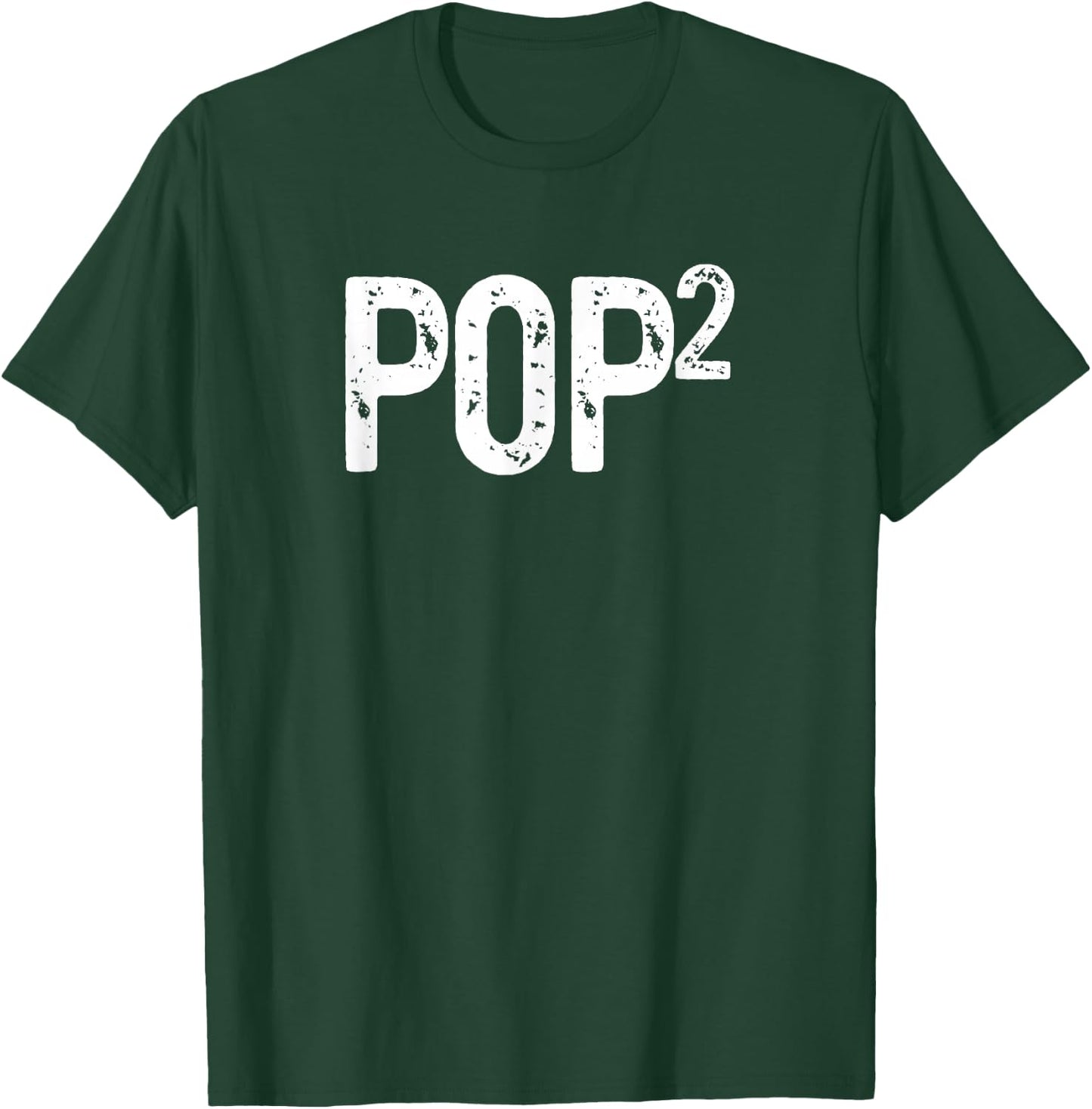 Second Time Pop Again 2nd Power Baby Announcement T-Shirt - T-Shirt | Forest