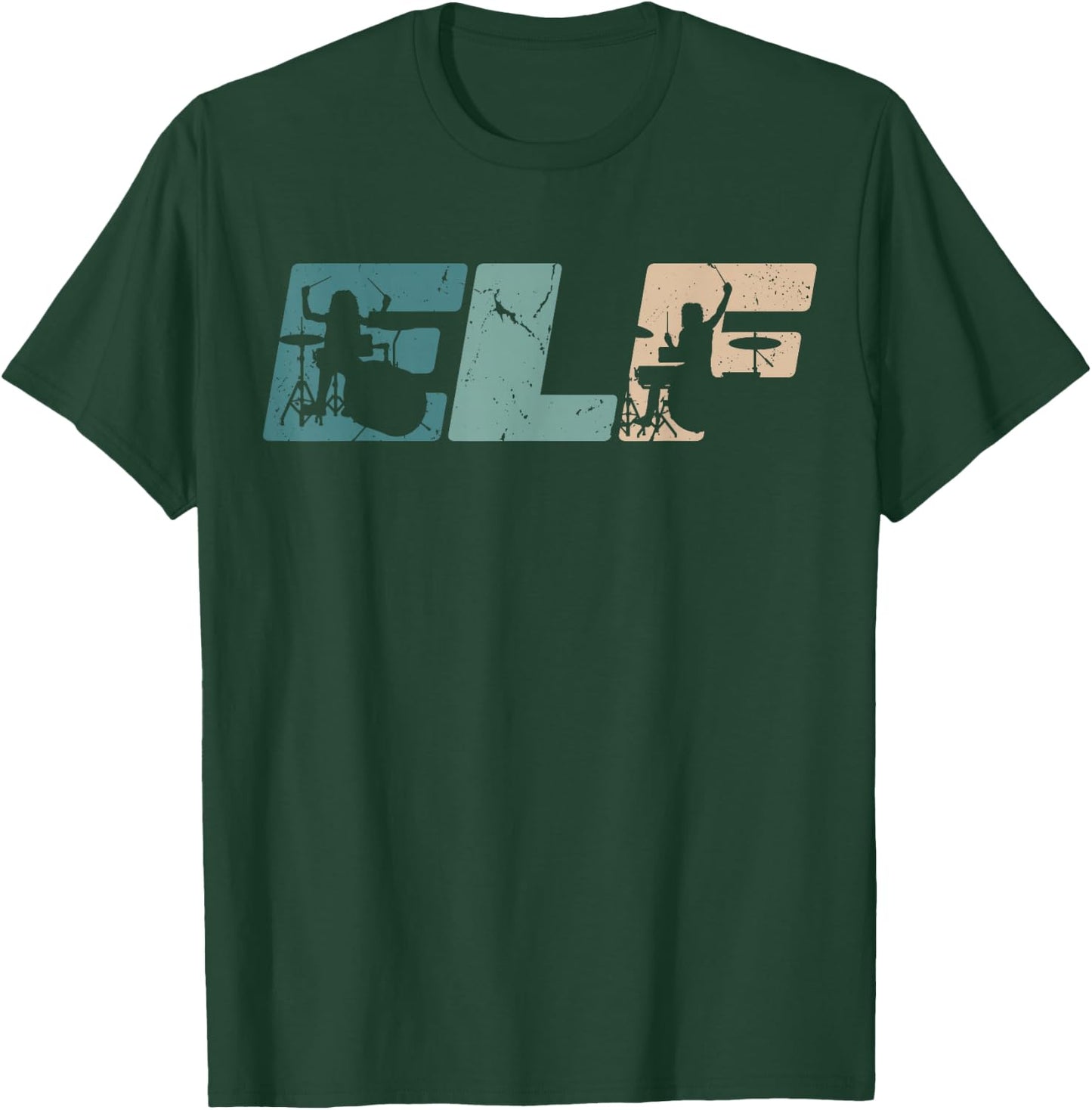 Schlagzeuger 11 Jahre | Drummer | 11. Geburtstag Junge T-Shirt - T-Shirt | Forest