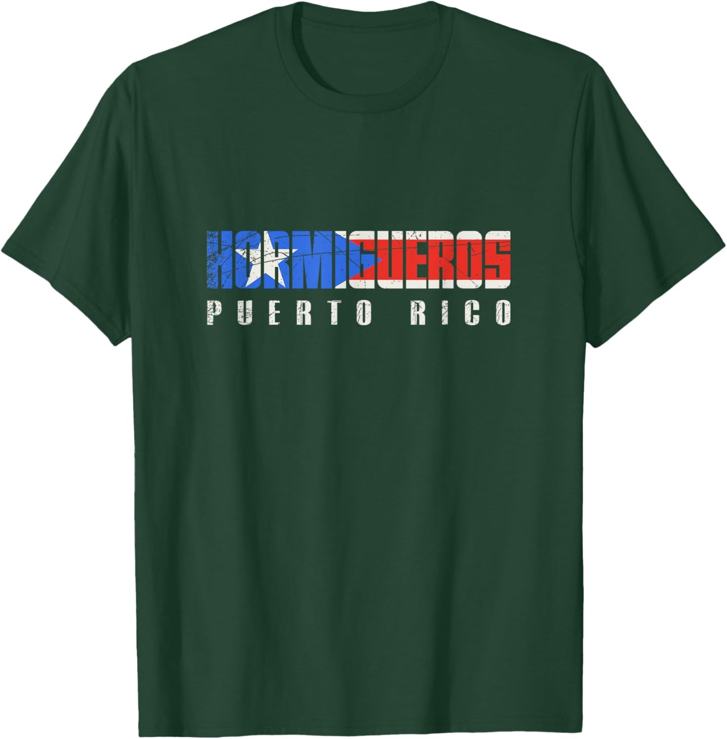 Hormigueros Puerto Rico, Puerto Rican flag T-Shirt - T-Shirt | Forest