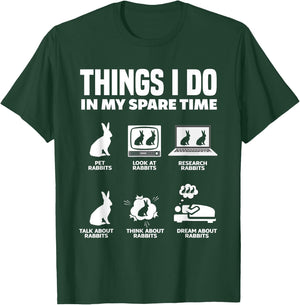 Funny Rabbit Lover Rabbit Owner T-Shirt - T-Shirt | Forest