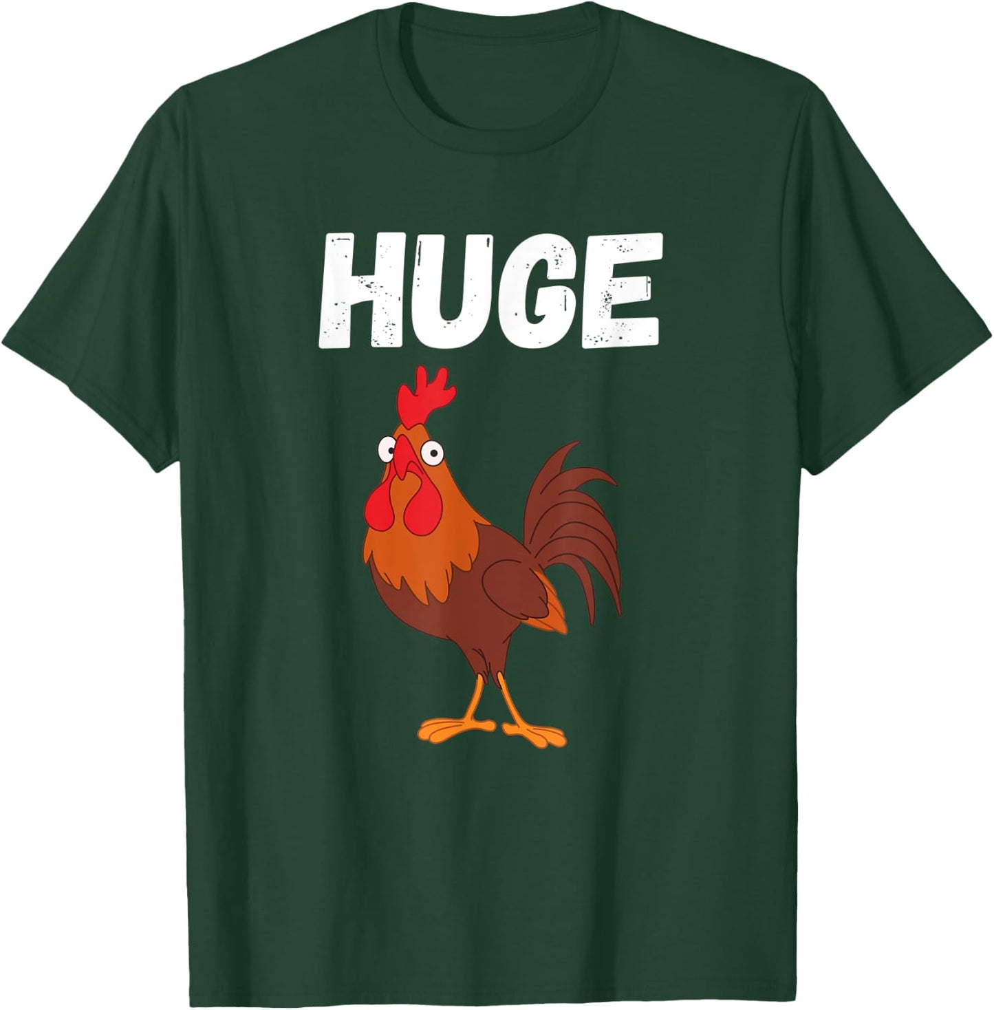 Huge Rooster Cock T-Shirt - T-Shirt | Forest