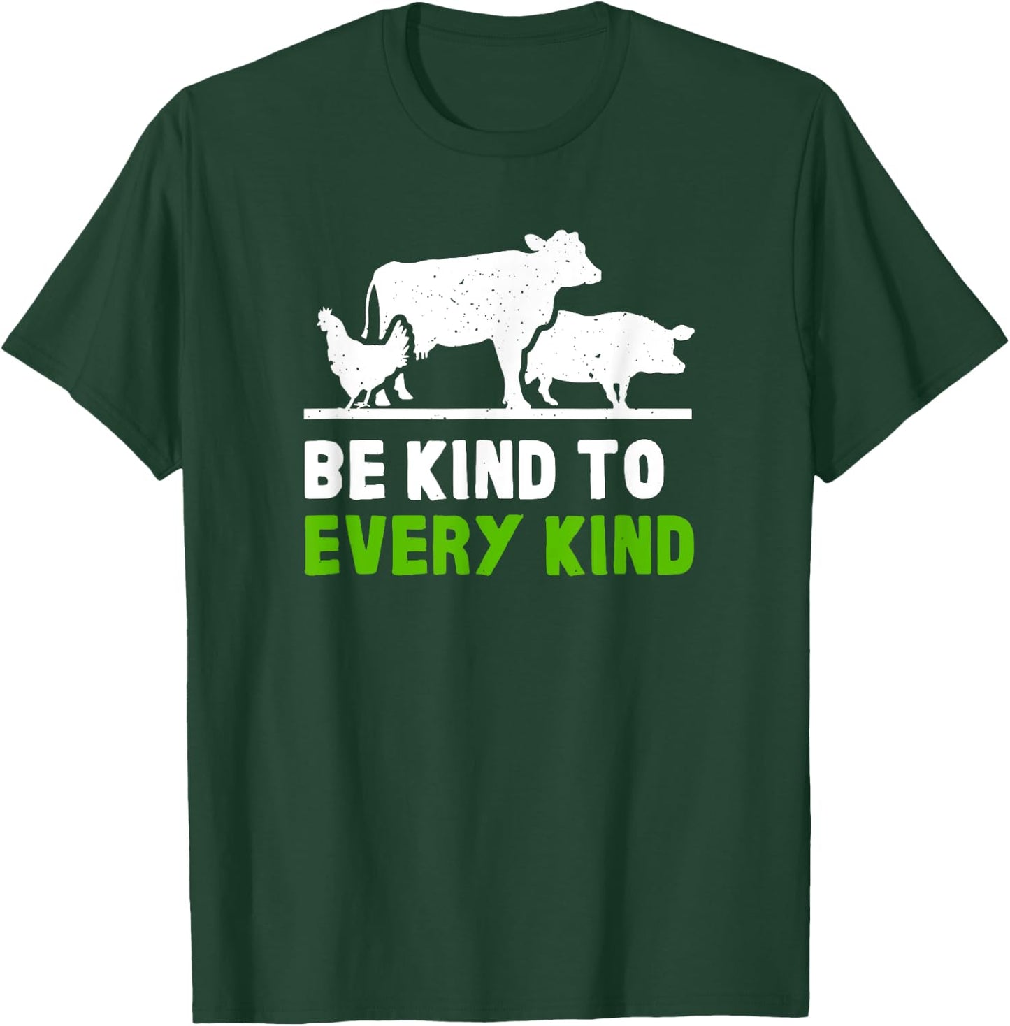 Vegan Vegetarian Kitchen Chef Cook Health Animal Rights T-Shirt - T-Shirt | Forest