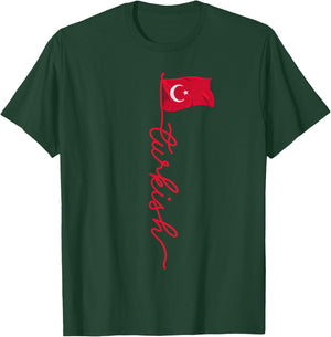 Turkey Signature Turkish T-Shirt - T-Shirt | Forest