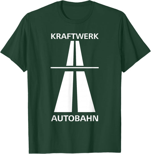 Kraftwerk Autobahn for Fun Fast Driving in Germany, black T-Shirt - T-Shirt | Forest