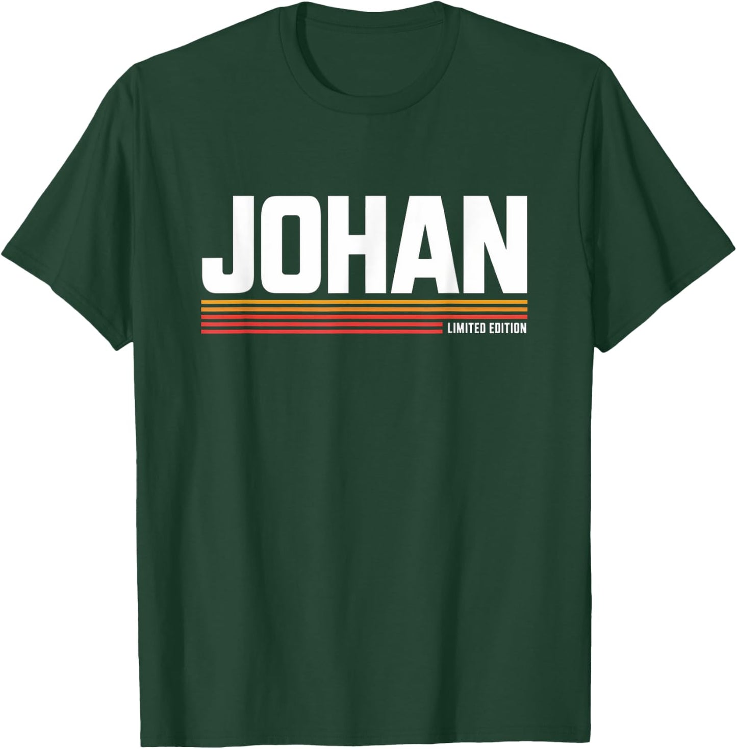 Johan Limited Edition Vintage Custom Name Husband Grandpa T-Shirt - T-Shirt | Forest