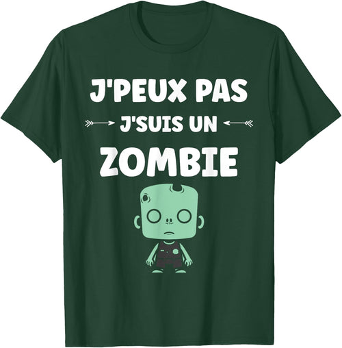 Zombies Halloween Undead I Can Not I'm A Zombie