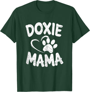 Doxie Mama Dog Mom Dachshund Weiner Owner Gifts Women T-Shirt - T-Shirt | Forest