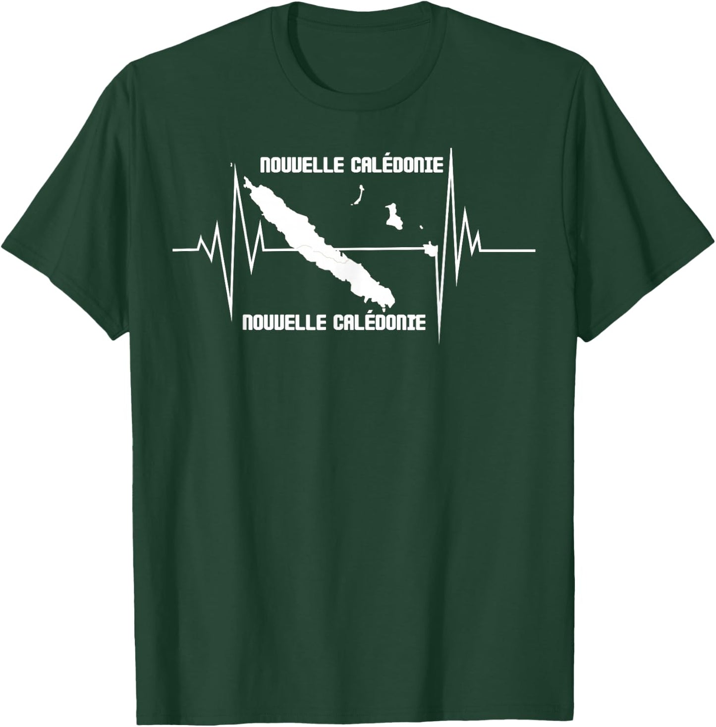 beautiful Gift graphic design map New Caledonia , Black, S T-Shirt - T-Shirt | Forest