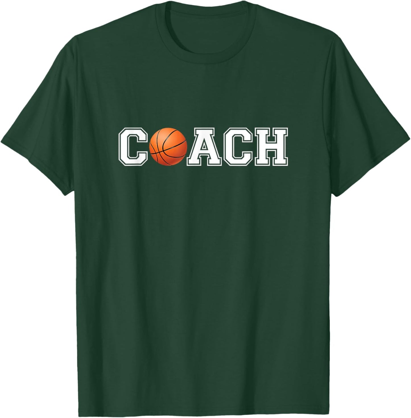 Basketball Coach Sports Coaching Staff Head Coach T-Shirt - T-Shirt | Forest
