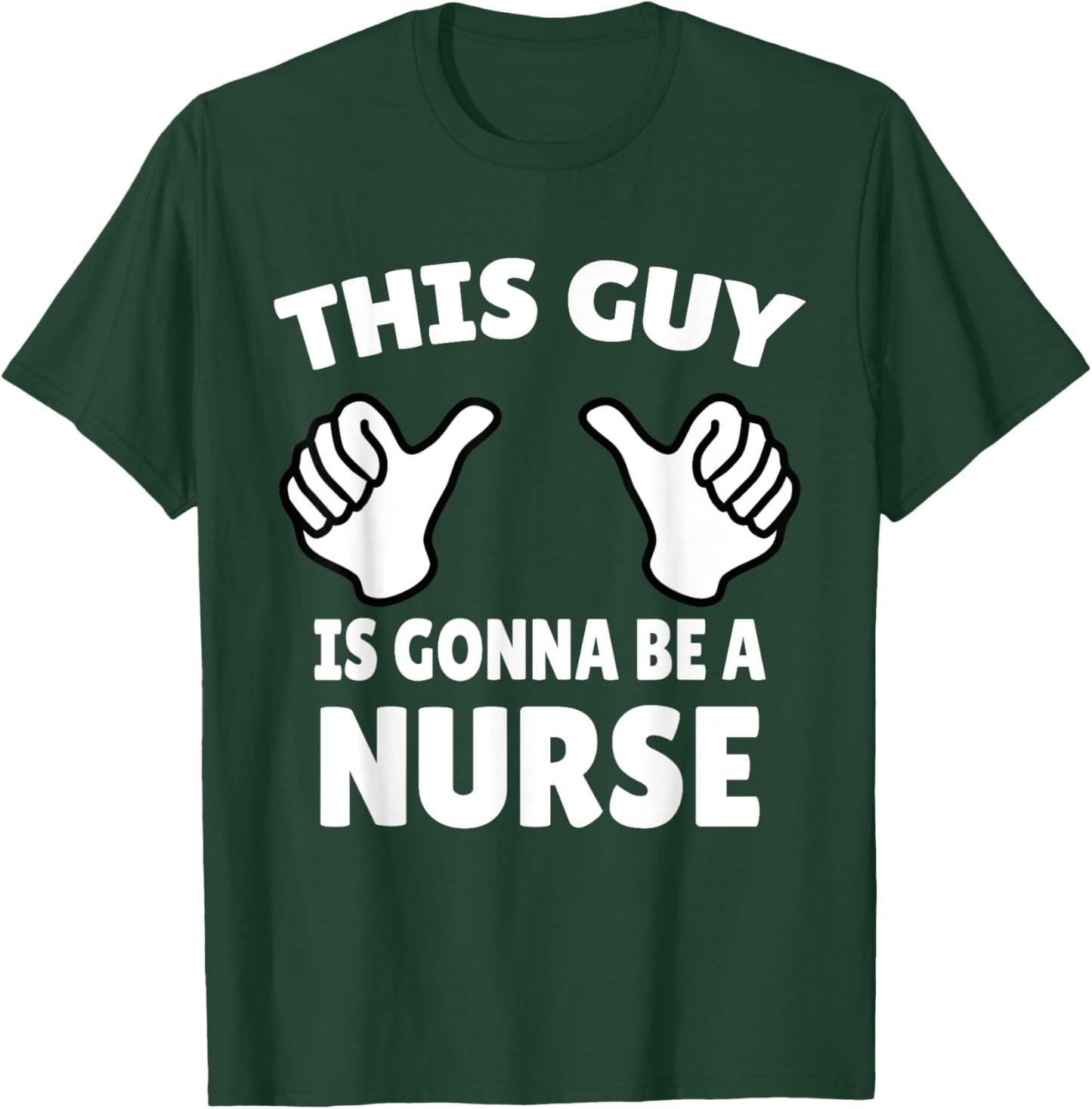 Male Nurse Funny Nursing Student School Men LPN Registered T-Shirt - T-Shirt | Forest
