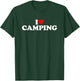I Love Camping T-Shirt - T-Shirt | Forest