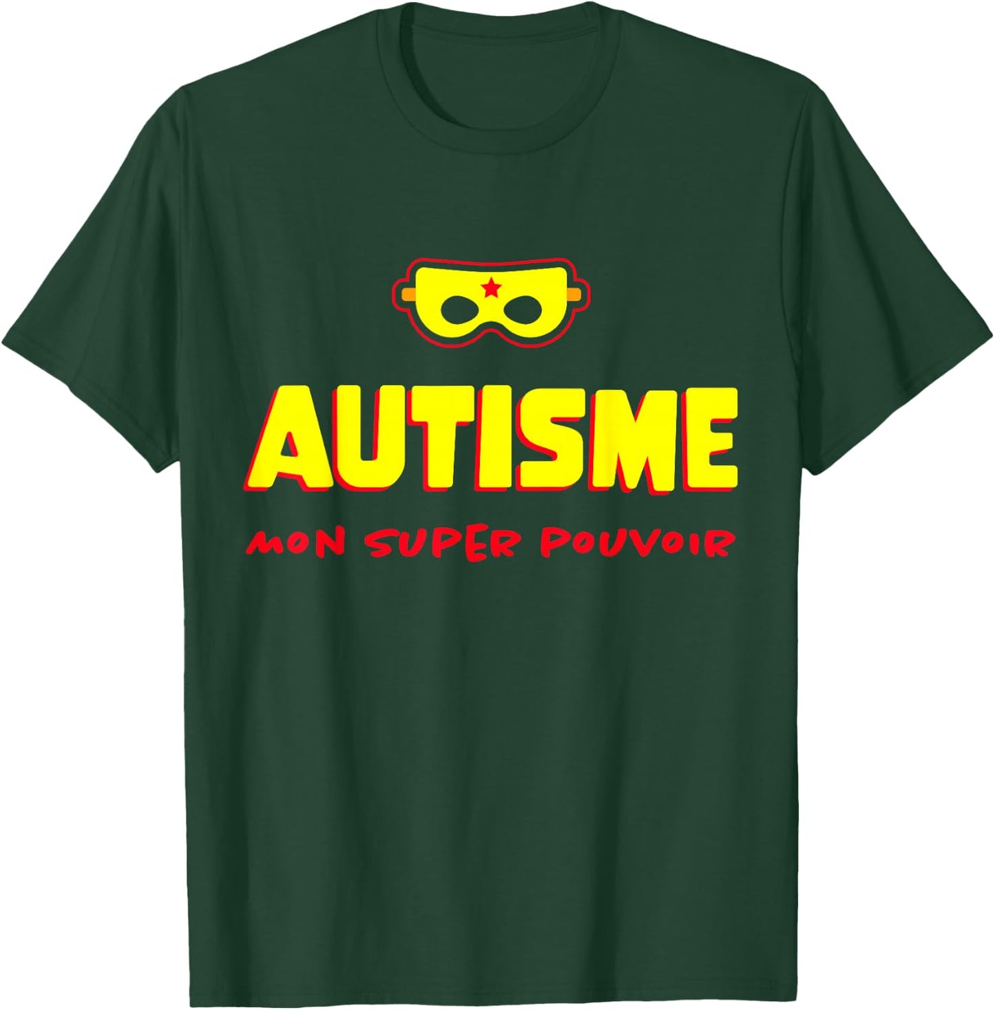 Humour Autisme Super Pouvoir Sensibilisation All in Blue , Blue, S T-Shirt - T-Shirt | Forest