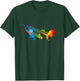 Splash Art Trompete Musikinstrument Trompeter T-Shirt - T-Shirt | Forest