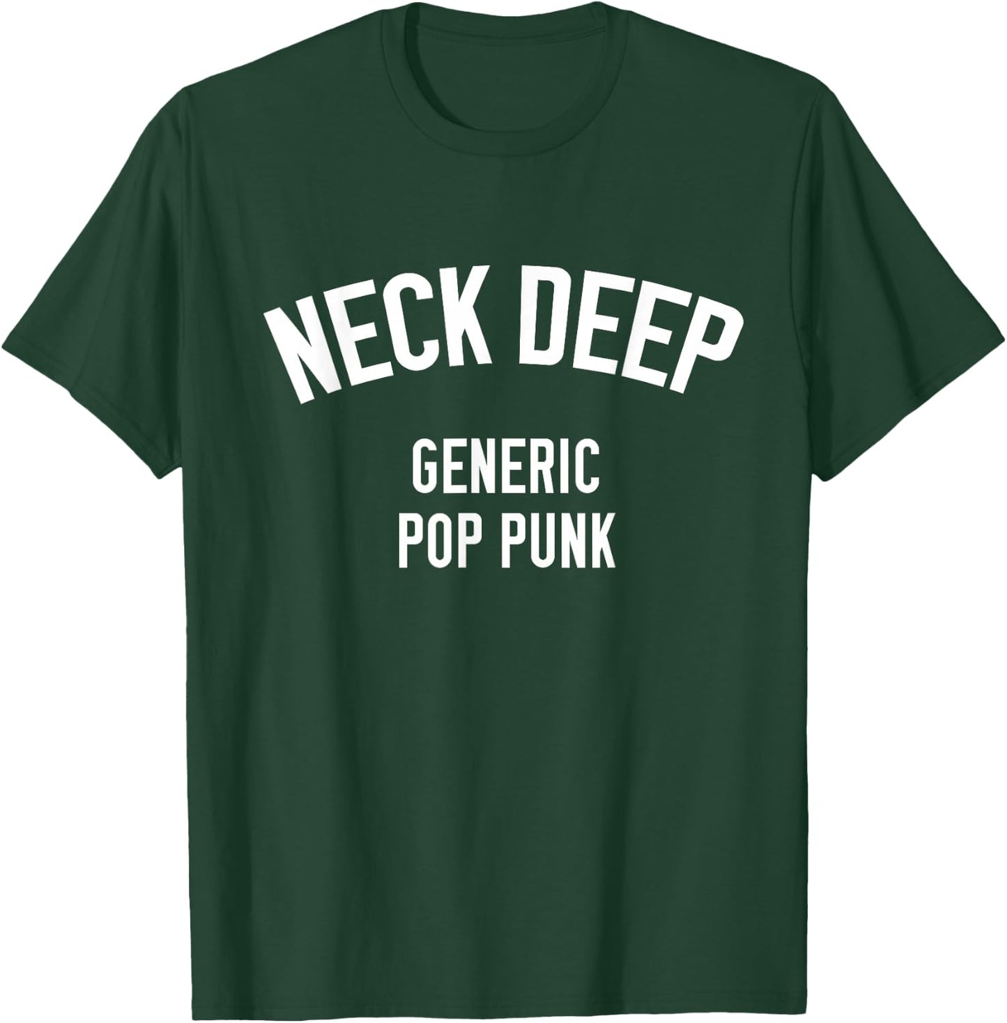 Neck Deep Generic Pop Punk T-Shirt - T-Shirt | Forest