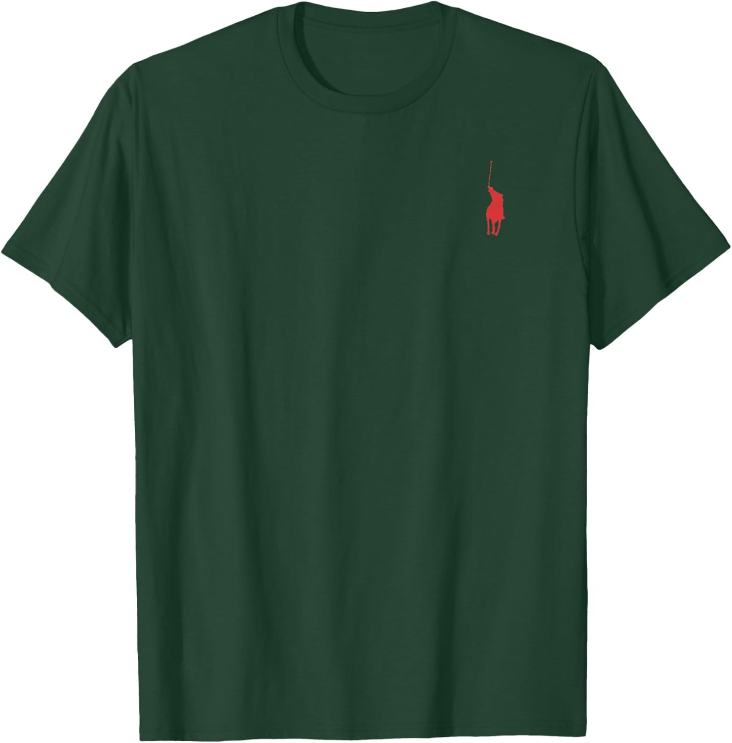 Pferd Polo Emblem Fashion Geschenk T-Shirt - T-Shirt | Forest