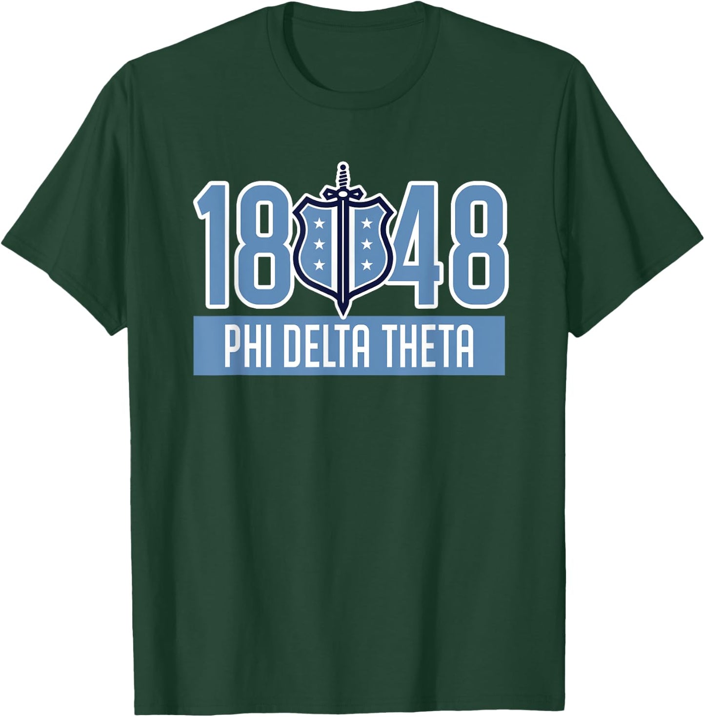 Phi Delta Theta Fraternity Phi Delts Est.1848 Phis T-Shirt - T-Shirt | Forest