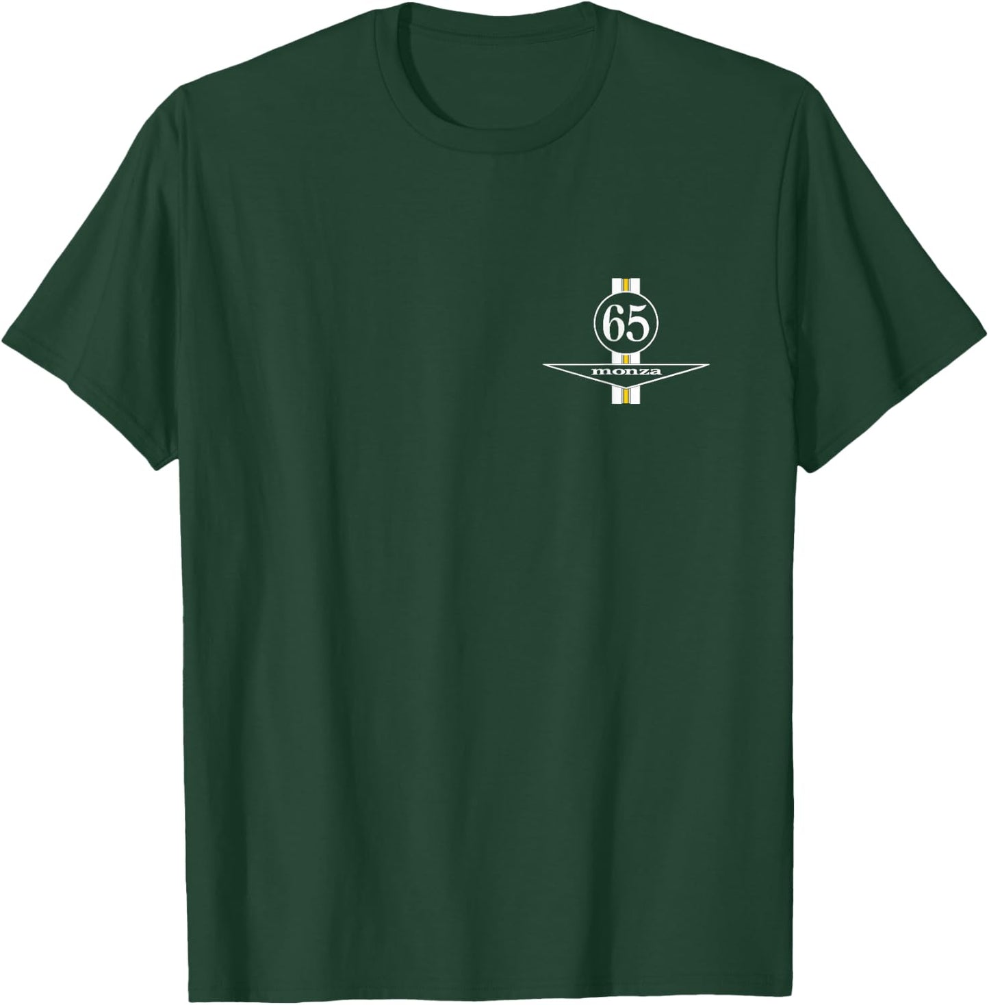1965 Corvair Monza Year of Make Emblem T-Shirt - T-Shirt | Forest