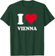 Rotes Herz Ich Liebe Vienna T-Shirt - T-Shirt | Forest