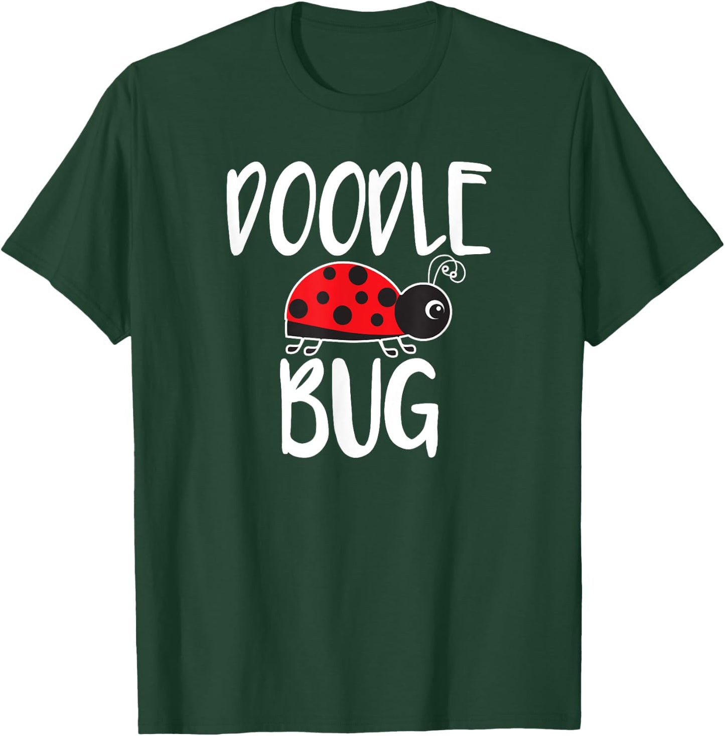Doodle Bug Ladybug Funny Doodle T-Shirt - T-Shirt | Forest