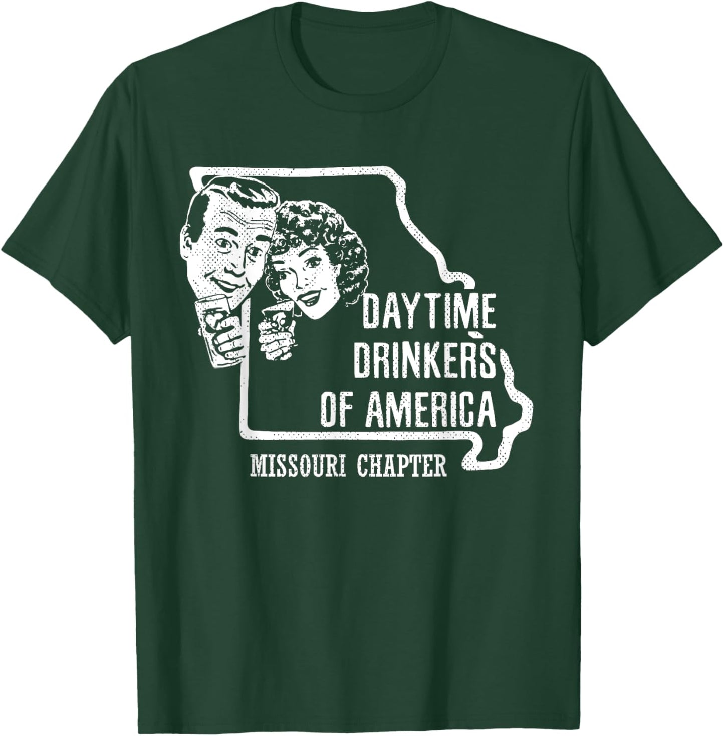Missouri Day Drinking Shirt Beer Wine Drinker Alcohol Gift T-Shirt - T-Shirt | Forest