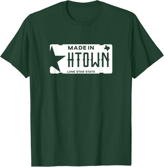Made in H-Town Born in Houston Texas T-Shirt - T-Shirt | Forest