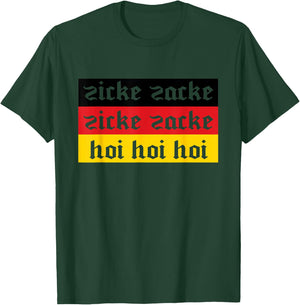 Zicke Zacke Zicke Zacke German Oktoberfest Drinking T-Shirt - T-Shirt | Forest