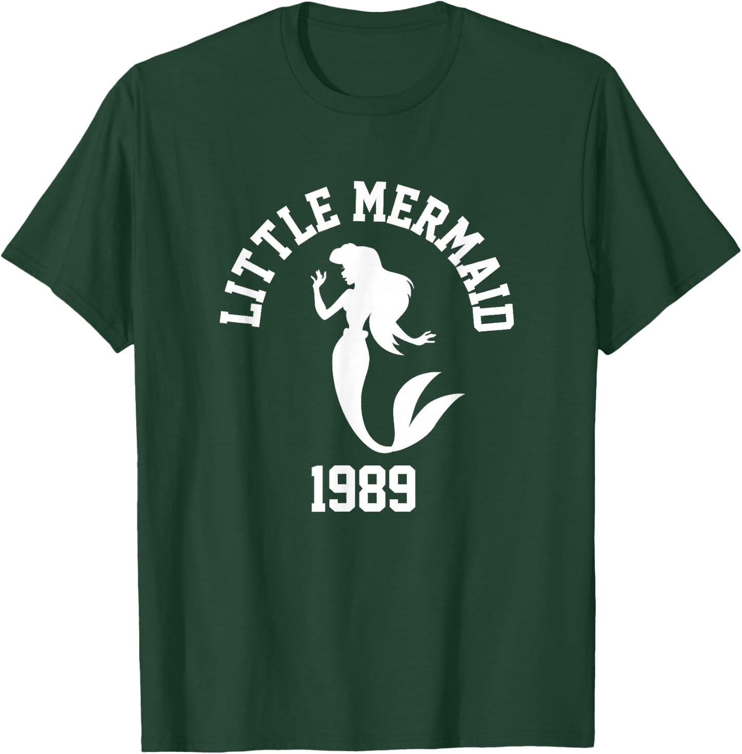 Disney The Little Mermaid Princess Ariel Collegiate 1989 T-Shirt - T-Shirt | Forest