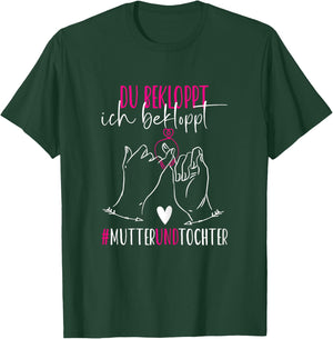 Partner look Mother Daughter Family Mum Daughter Outfit , black, s T-Shirt - T-Shirt | Forest