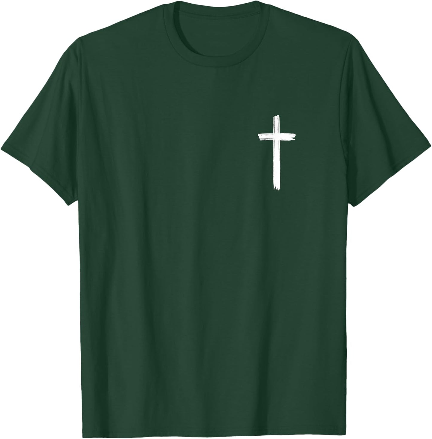Christian Faith Jesus Cross , black T-Shirt - T-Shirt | Forest