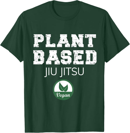 Plant Based Jiu Jitsu Design. Funny Vegan Plant-Based Design