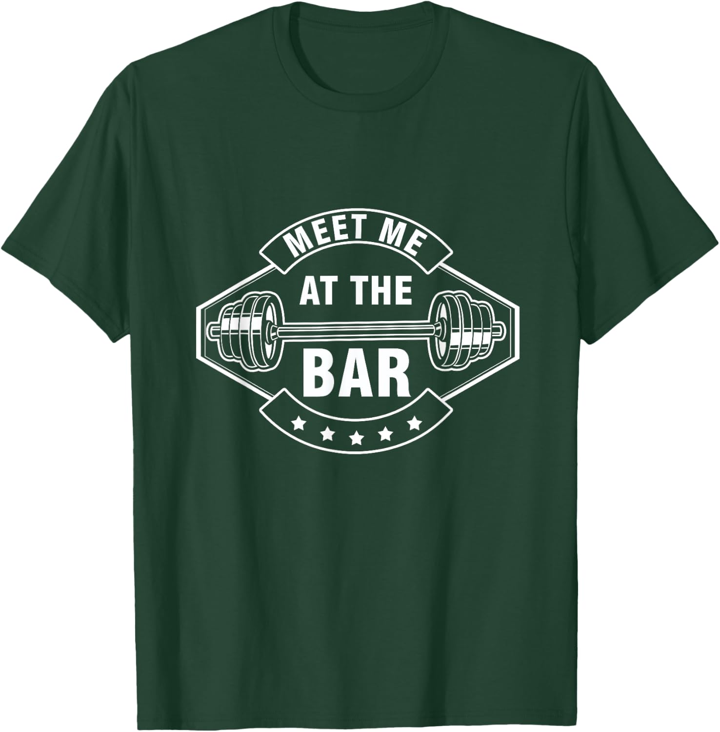 Weightlifting Bodybuilder Gymnastics Training Meet Me At Bar T-Shirt - T-Shirt | Forest