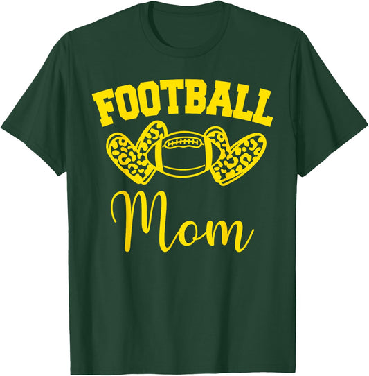 American Football Mom Football Family Matching T-Shirt - T-Shirt | Forest