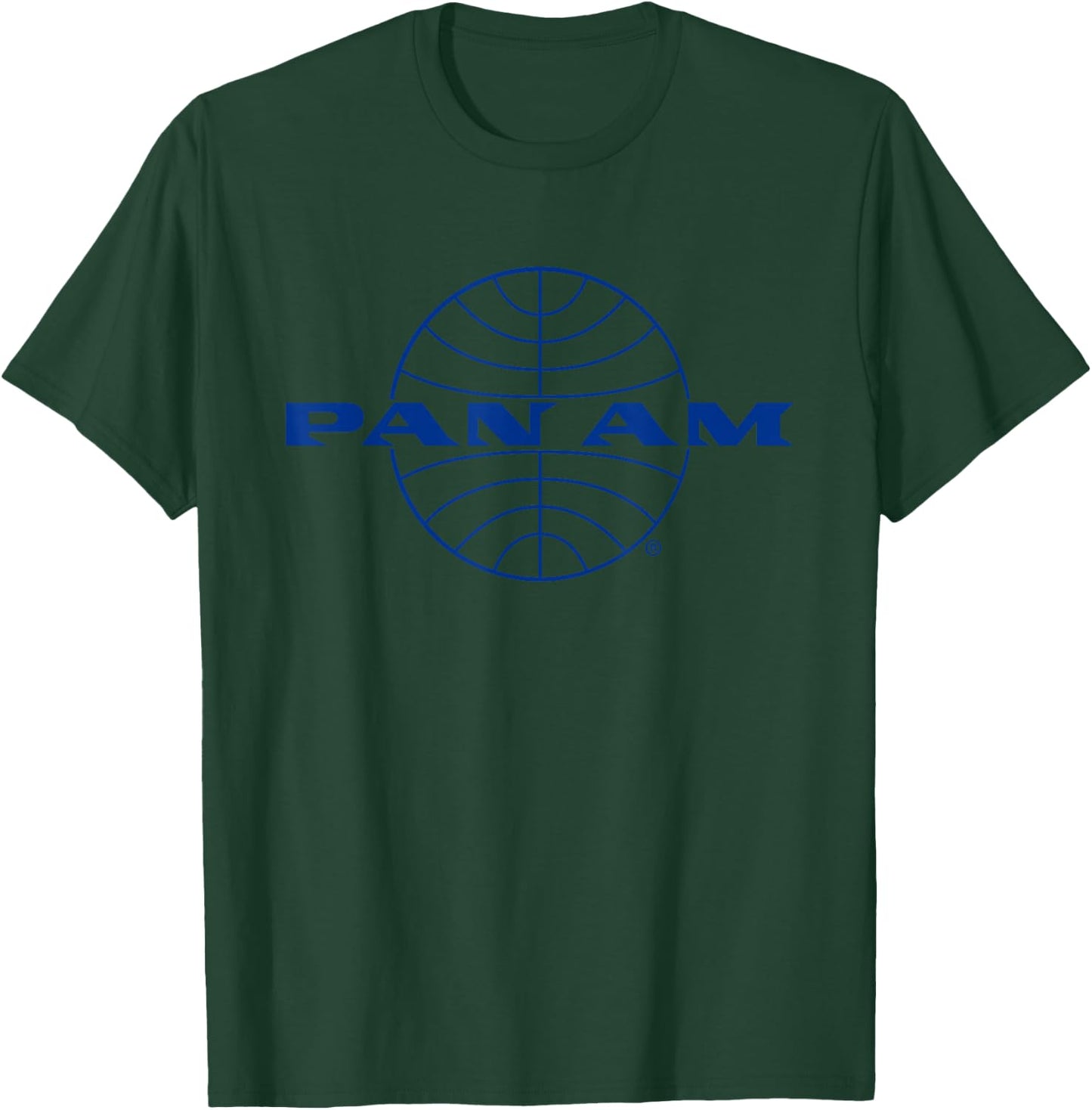 Pan Am Classic Blue Logo , Black T-Shirt - T-Shirt | Forest