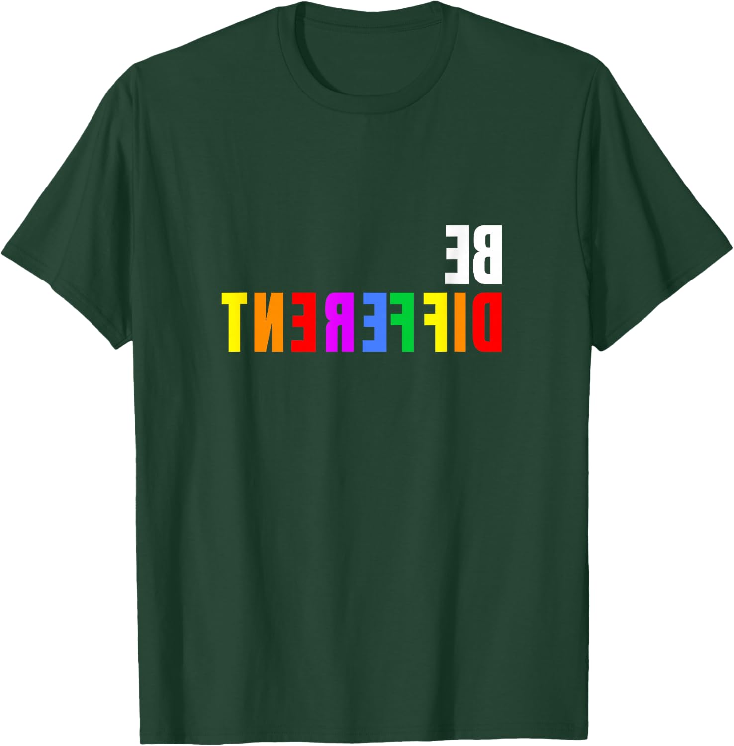 LGBT Schwul Lesbisch CSD Parade Sei Anders unterschiedlich T-Shirt - T-Shirt | Forest
