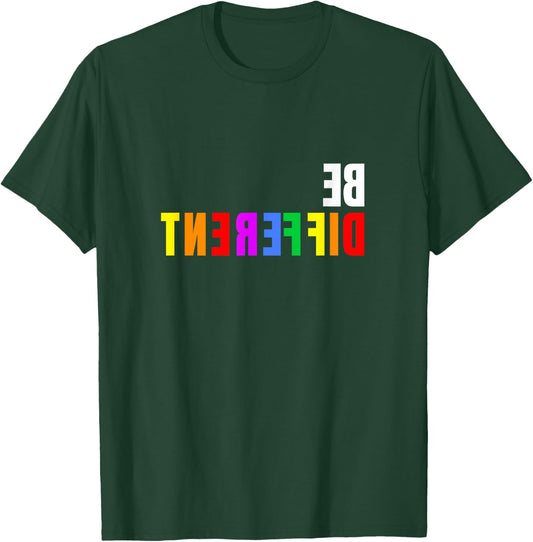 LGBT Schwul Lesbisch CSD Parade Sei Anders unterschiedlich T-Shirt - T-Shirt | Forest