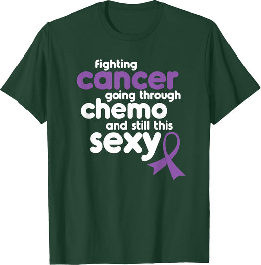 Fighting Cancer Meme for Chemo Patients | Funny Gift T-Shirt - T-Shirt | Forest