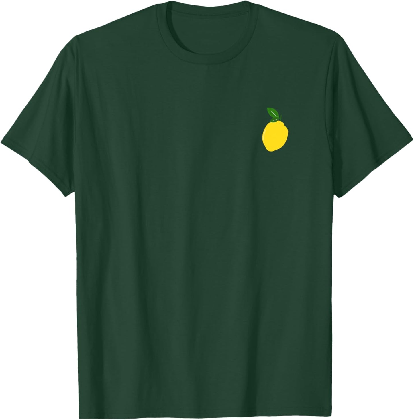 Minimalistisch süße Zitrone für Kinder, Frauen, Männer T-Shirt - T-Shirt | Forest