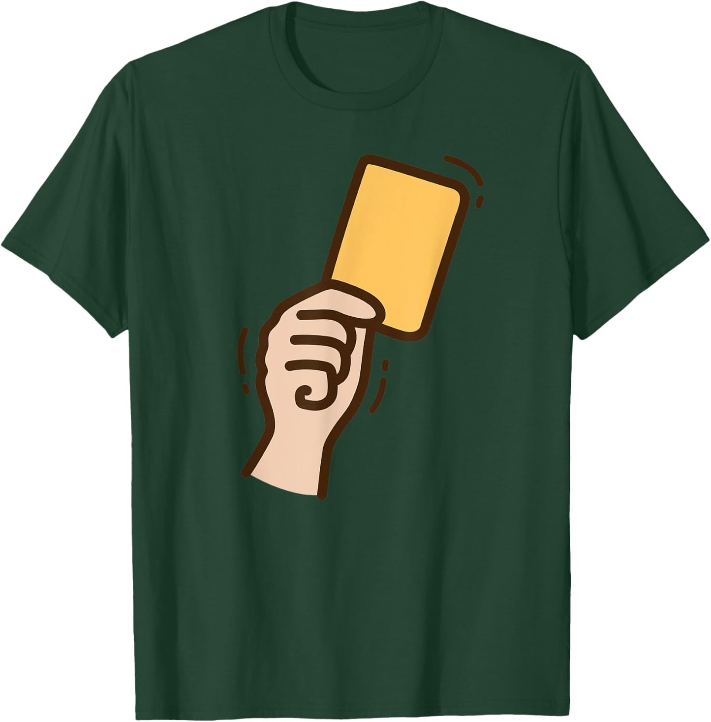 Funny Soccer Yellow Card T-Shirt - T-Shirt | Forest